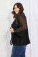 Melody Just Breathe Full Size Chiffon Kimono in Black Tops Scarlet Avenue   