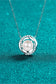 Moissanite Pearl Rhodium-Plated Necklace Accessories Scarlet Avenue   