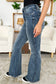 Judy Blue Full Size High Waist Tummy Control Flare Jeans Bottoms Scarlet Avenue   