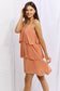 Culture Code By The River Full Size Cascade Ruffle Style Cami Dress in Sherbet Dresses Scarlet Avenue   