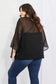 Melody Just Breathe Full Size Chiffon Kimono in Black Tops Scarlet Avenue   