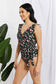 Marina West Swim Full Size Float On Ruffle Faux Wrap One-Piece in Floral Swimwear Scarlet Avenue   