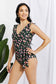 Marina West Swim Full Size Float On Ruffle Faux Wrap One-Piece in Floral Swimwear Scarlet Avenue   