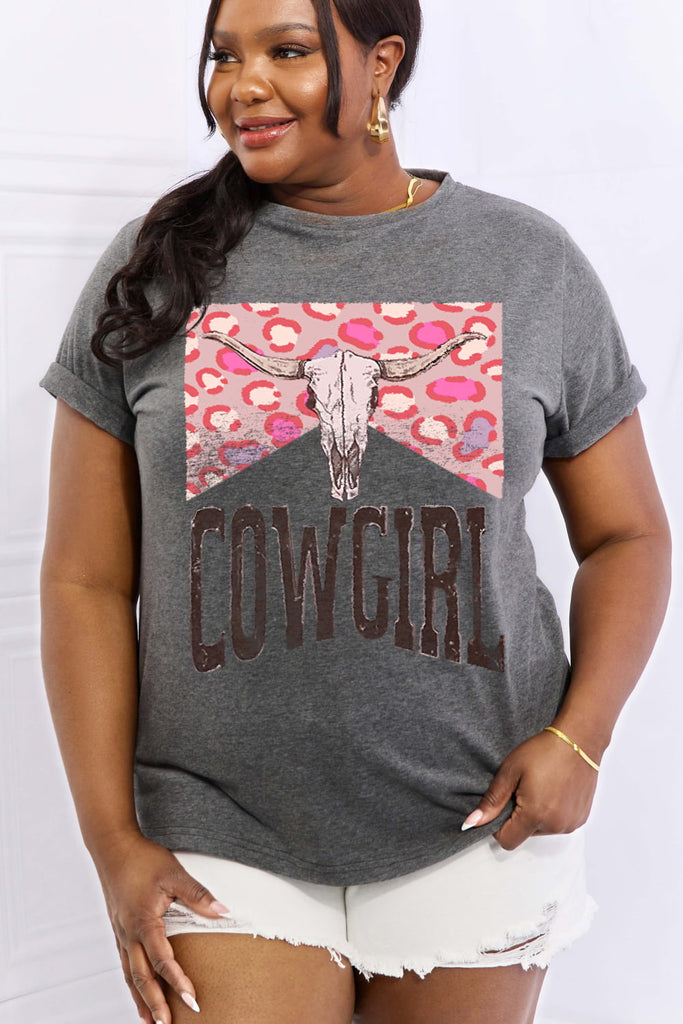 Simply Love Simply Love Full Size COWGIRL Graphic Cotton Tee - Scarlet Avenue